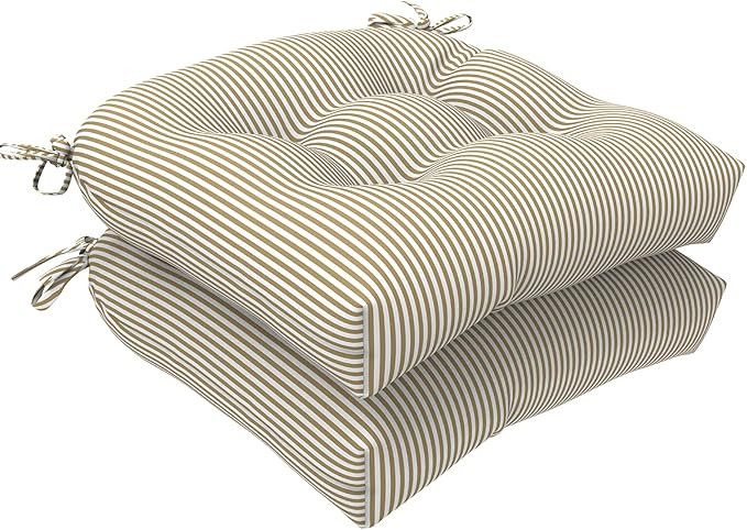 LVTXIII Outdoor Seat Cushions Seasonal Tufted Chair Cushions, Patio Chair Pads for Dining Chairs,... | Amazon (US)
