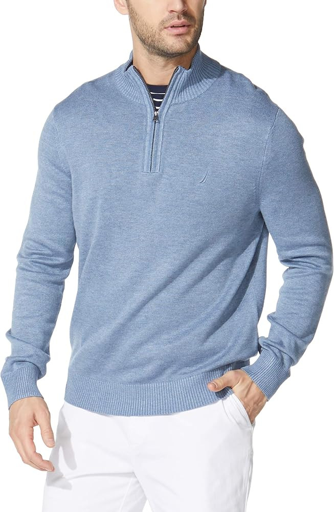 Nautica Men's Quarter-Zip Sweater | Amazon (US)