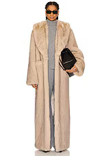Lovers and Friends Vincent Faux Fur Coat in Taupe from Revolve.com | Revolve Clothing (Global)