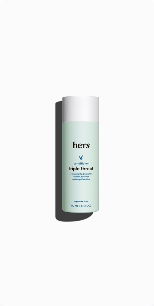 HIMS & HERS Triple Threat Hydrating Conditioner Repairing, Shine-Boosting, Amino Acid Blend with Argan, Coconut & Sunflower Oils in Blue-Green at | Nordstrom