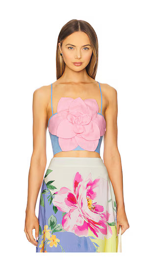 Sahara Top in Flower Flow | Revolve Clothing (Global)