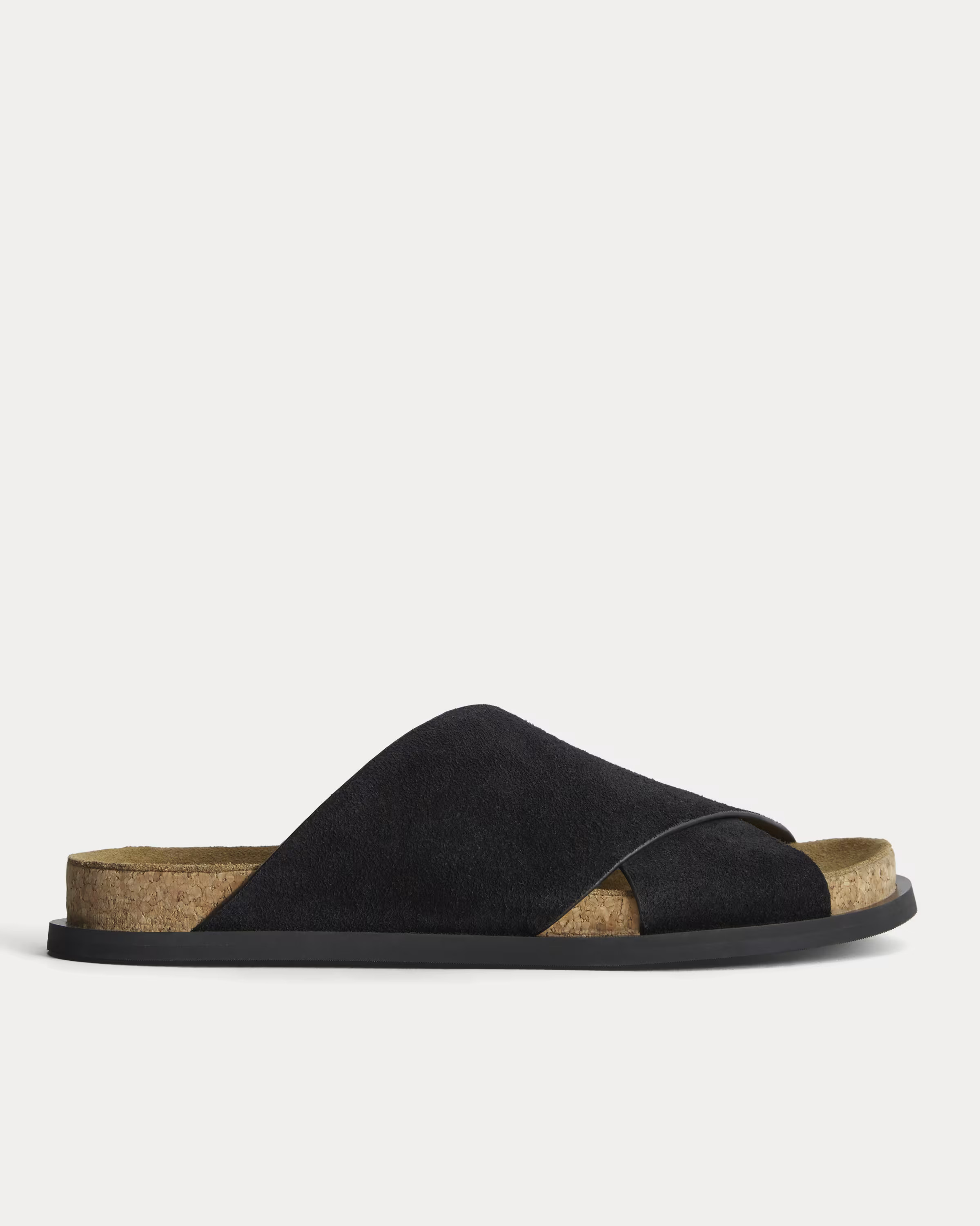 The Suede Crossover Sandal | Everlane