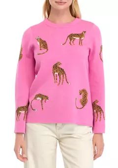 Women's Long Sleeve Intarsia Sweater | Belk