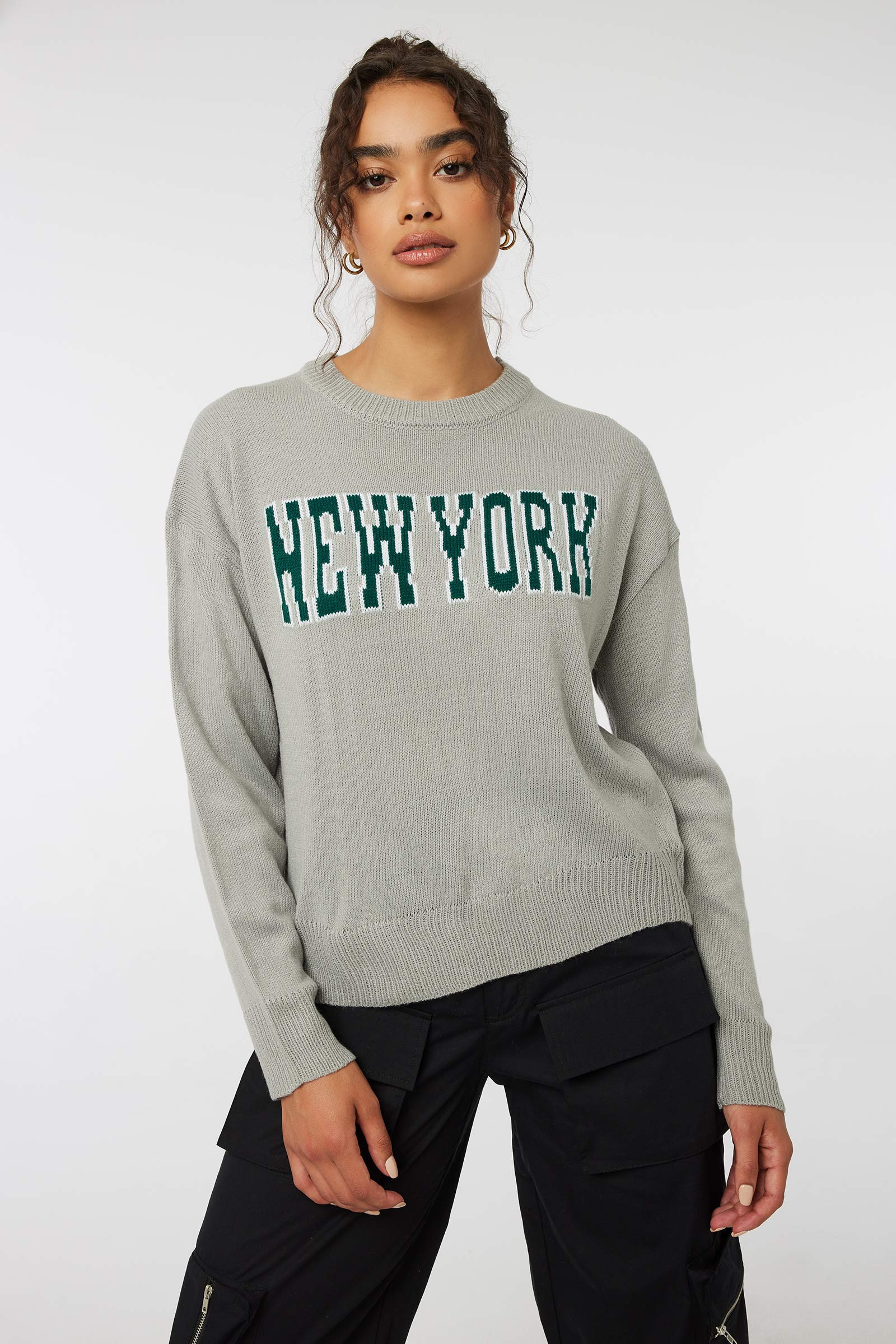 Popular City Jacquard Sweater | Ardene