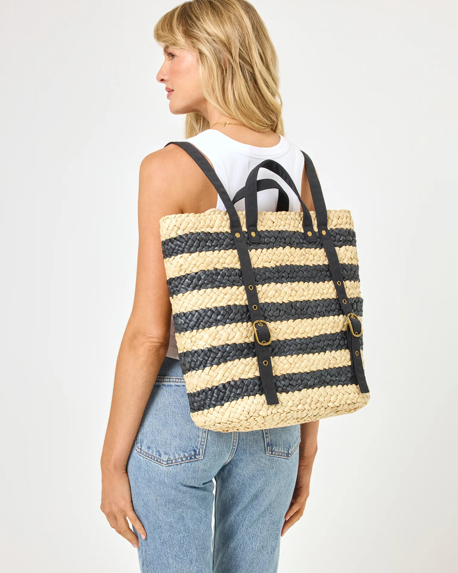 Summer Days Backpack - Natural-Black | L*Space