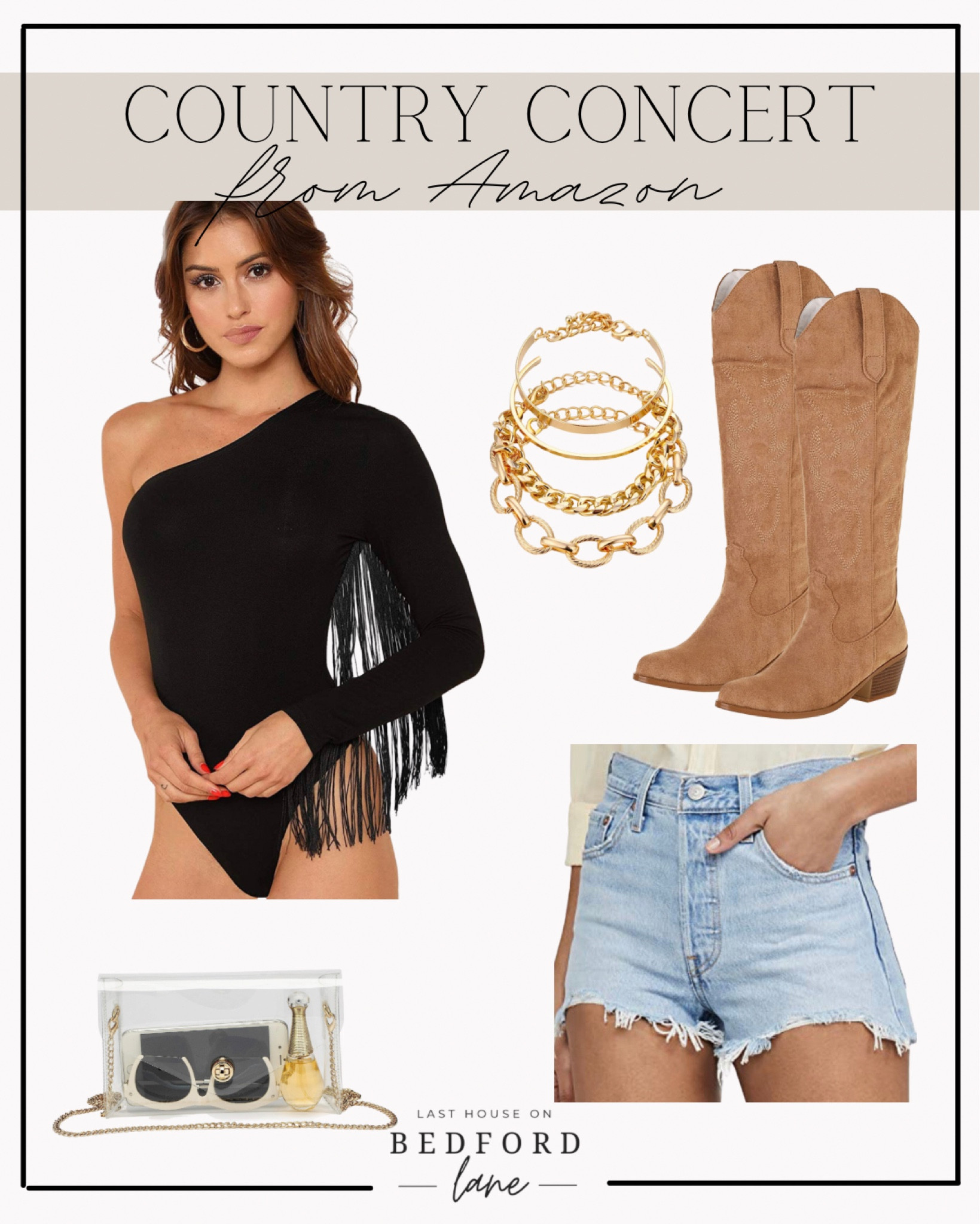 Country Concert Outfit from Amazon 

Concert attire for women, festival outfit for women, summer outfit for women, outfits for teens, outfits for girls, country concert dress, gold earrings, gold necklace, gold bracelets, stackable bracelets, layering necklaces, dainty necklace, gold sunglasses, round sunglasses, white boots, white cowboy boots, cowboy boots for women, country outfit for women, clear stadium bag, purse for a concert, clear purse, clear bag, concert purse, concert bag, festival attire, summer dress, suede skirt, cropped shirt, jean shorts, tan cowboy boots, suede cowboy boots, leather cowboy boots, white fringed shirt, Levi shorts, women’s jean shorts, summer outfit ideas for women, Amazon, found it on amazon, amazon deals 

#LTKsalealert #LTKunder50 #LTKstyletip