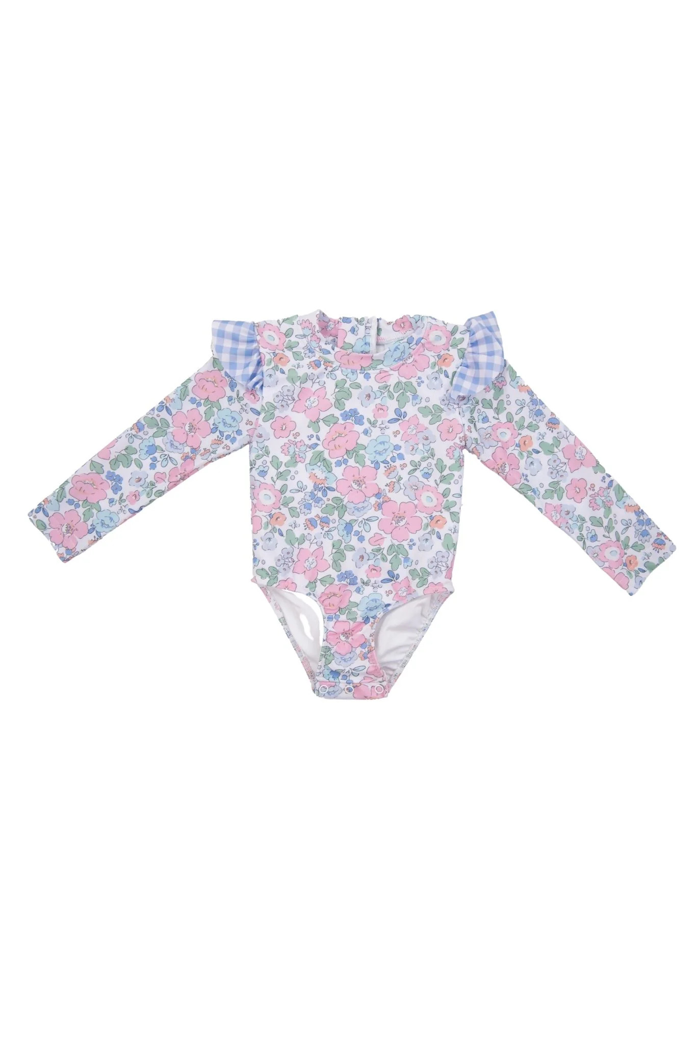 Girls Harlow Long Sleeve 1 Piece Swimsuit | Sugar Dumplin' Kids