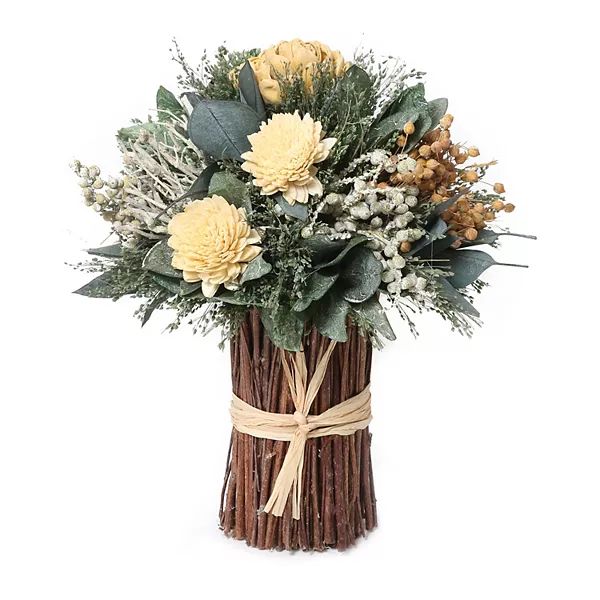 Sonoma Goods For Life® Yellow Dried Botanicals Stack Table Decor | Kohl's