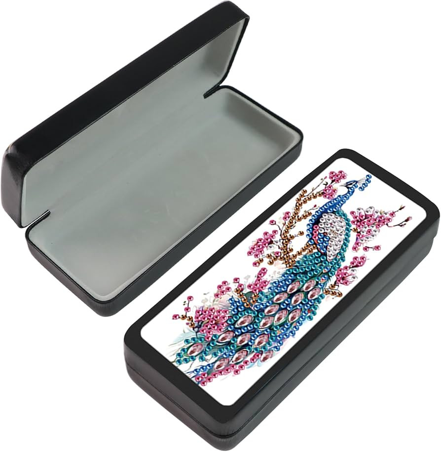 5D Diamond Painting Glasses Case for Adults, DIY Rhinestone Crystal Diamond Art Eyeglass Holder, ... | Amazon (US)