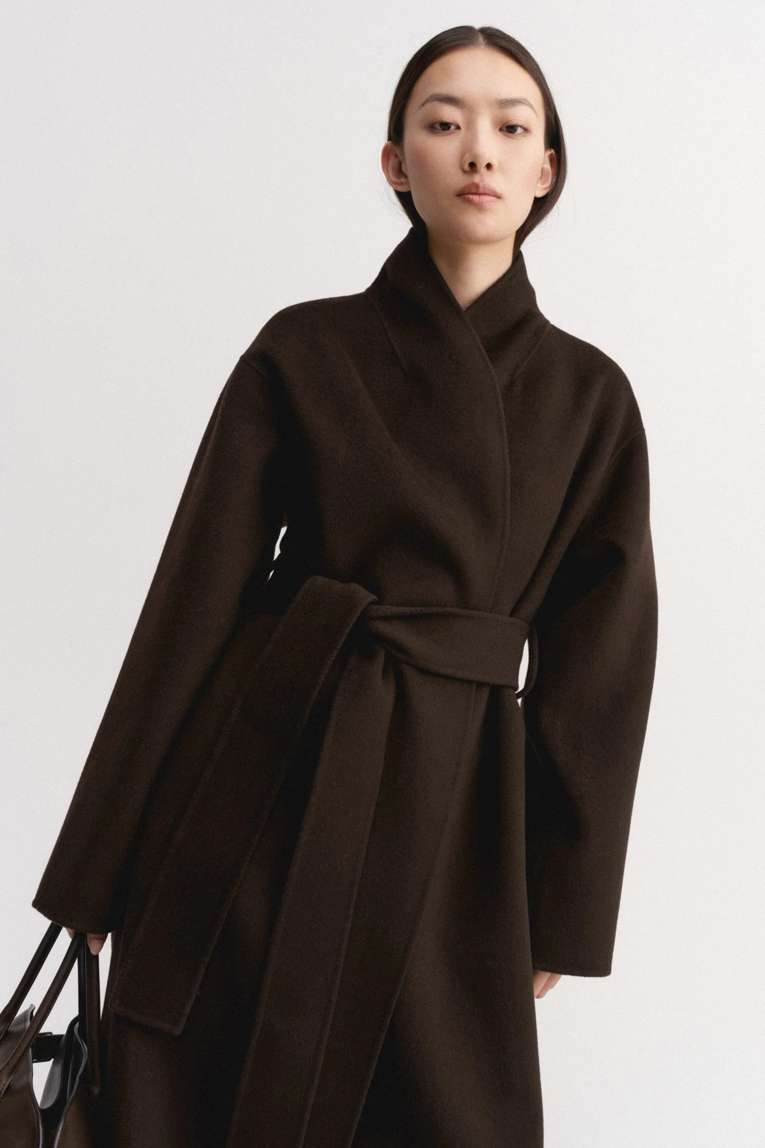Mara Doublé Coat, chocolate | Almada Label