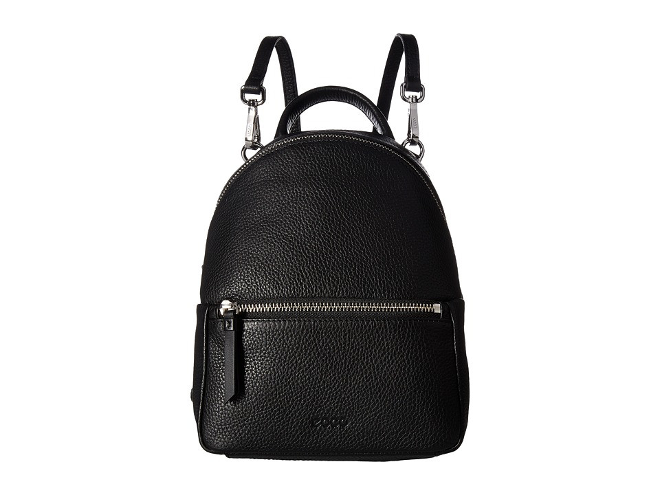 ECCO - SP 3 Mini Backpack (Black) Backpack Bags | Zappos