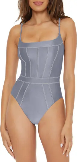 Color Sheen One-Piece Swimsuit | Nordstrom