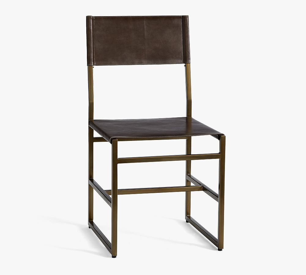 Hardy Leather Dining Chair | Pottery Barn (US)