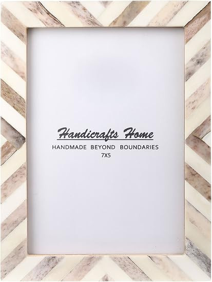 Handicrafts Home Picture Photo Frame Chevron Herringbone Art Inspired Vintage Wall Décor Gift Fr... | Amazon (US)