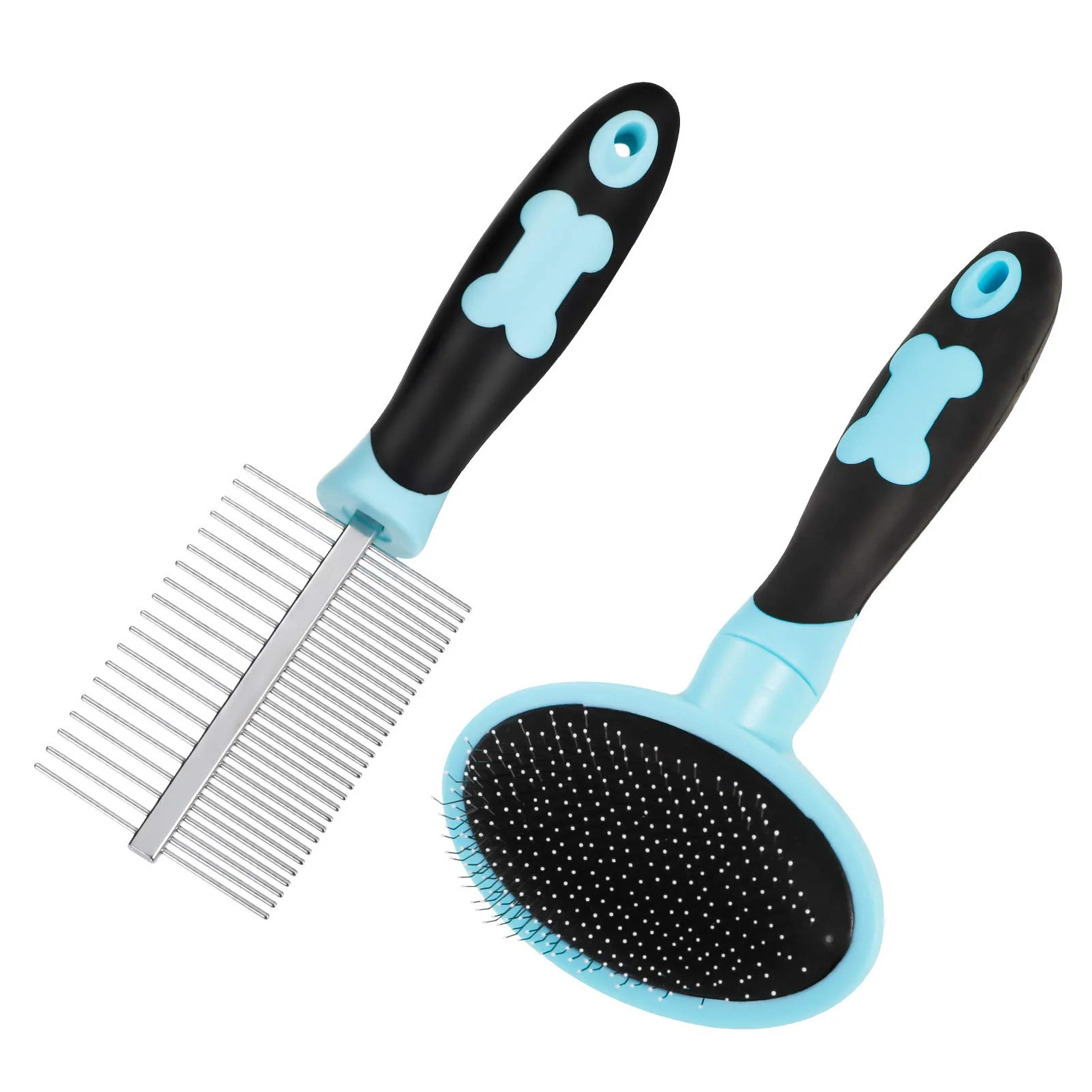 Topekada Slicker Dog Comb and Brush for Long Hair, Gently Dog Hair Brush and Sturdy Double Sided ... | Walmart (US)