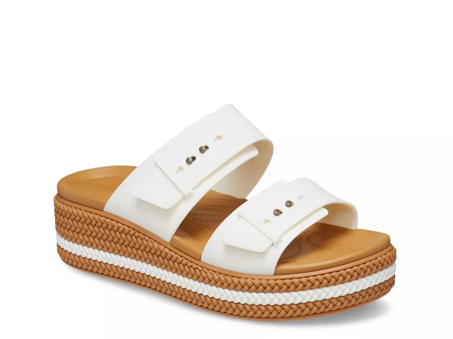 Crocs Brooklyn Woven Low Wedge Sandal - Women's - Free Shipping | DSW | DSW