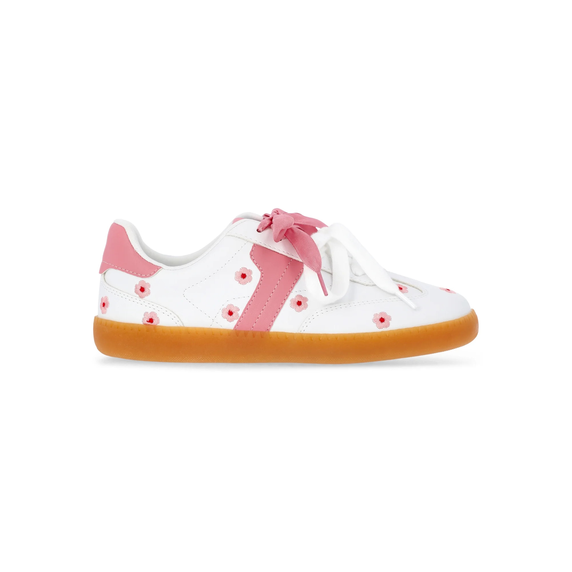 Wonder Nation Little and Big Girls Casual Soccer Sneakers | Walmart (US)