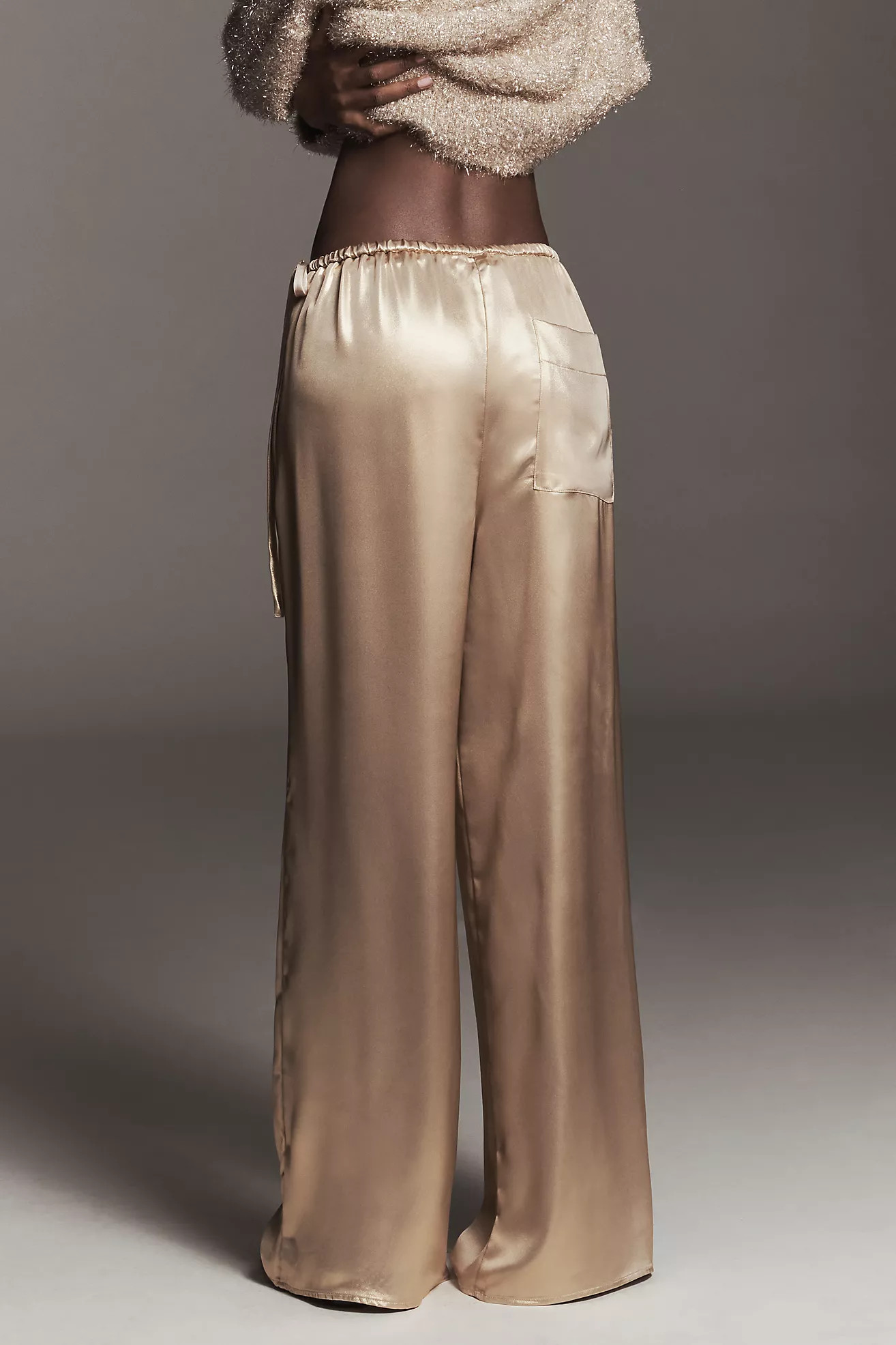 Maeve Liquid Shine Party Pull-On Pants | Anthropologie (US)