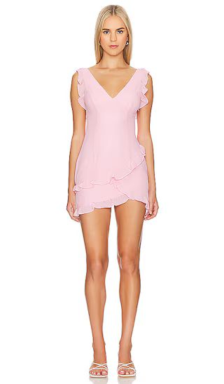 Millie Mini Dress in Pink | Revolve Clothing (Global)