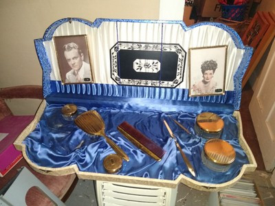 Vintage  Tapestry Vanity Set in Box  | eBay | eBay US