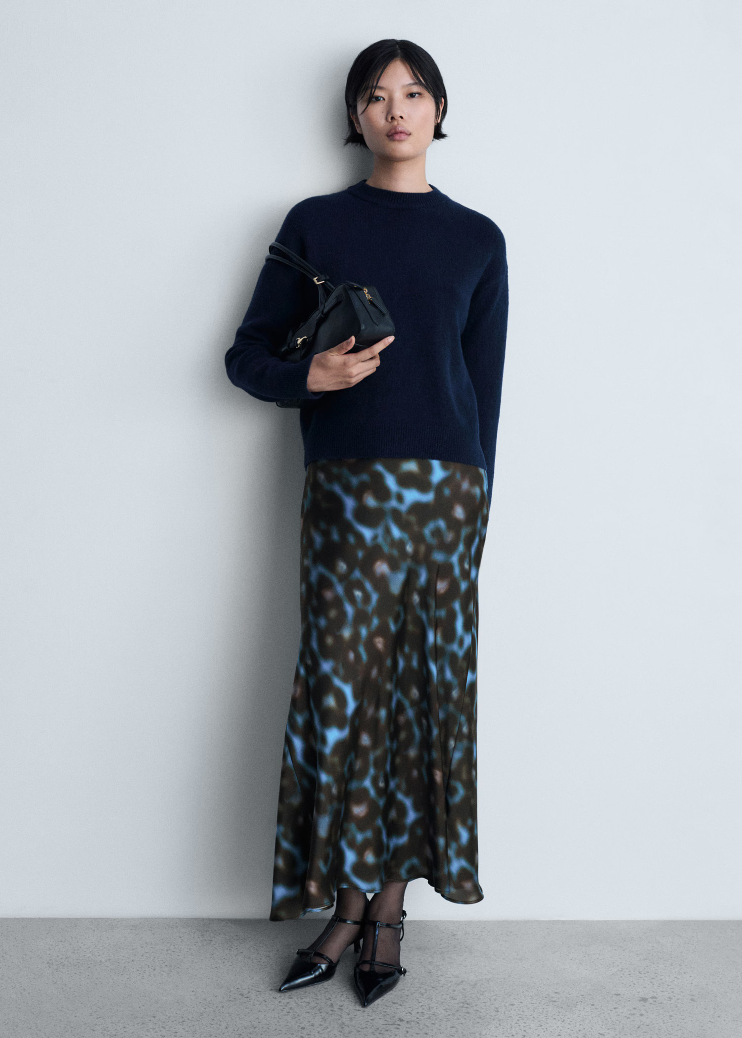 Printed satin skirt | Mango (US/MX/AU)
