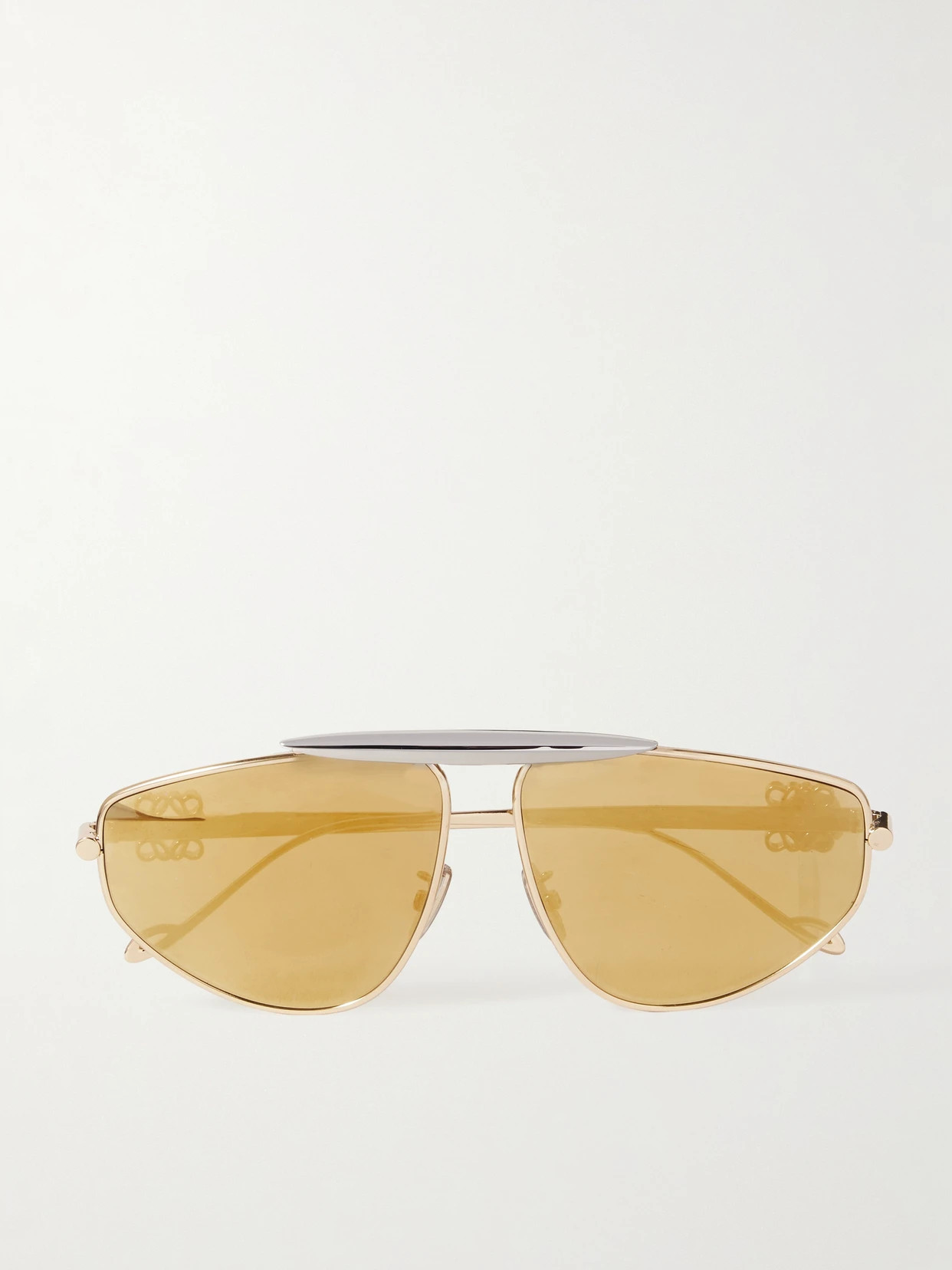 Loewe - Aviator-style Gold And Silver-tone Sungalsses - One size | NET-A-PORTER (US)