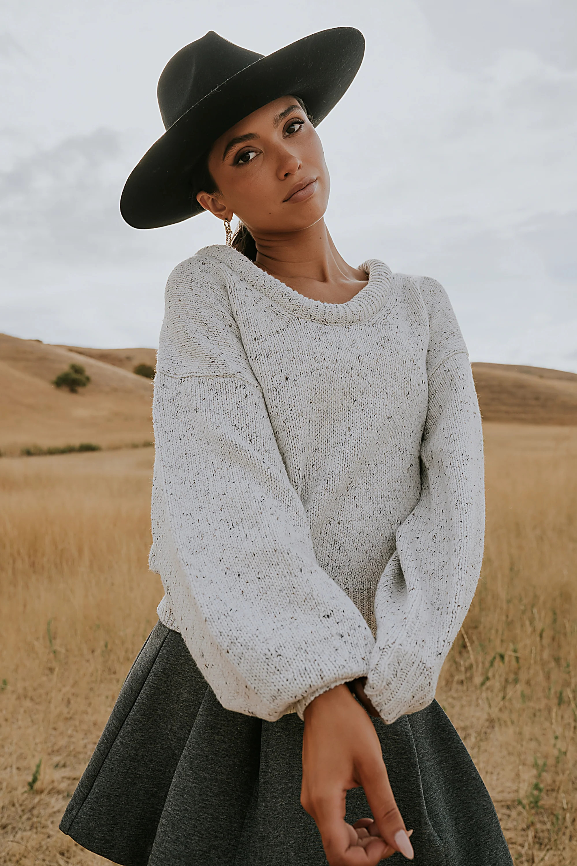 Fern Relaxed Sweater in Ivory | Böhme US