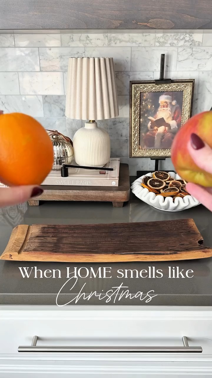 Merry Christmas! 🎄✨ I love the way a simmer pot makes the whole house smell amazing!! ❤️💚
✨For my DIY holiday simmer pot I used:
1 apple
1 orange
3 cinnamon sticks
3 sprigs of rosemary
Fresh cranberries (I didn’t measure)
Fill with water (I refilled mine twice because I burned it all day and night, the smell made me so happy!)
Mix up this recipe with pine, black pepper, vanilla, the combinations are endless! 

 #LTKfoodie #LTKActive #LTKHome