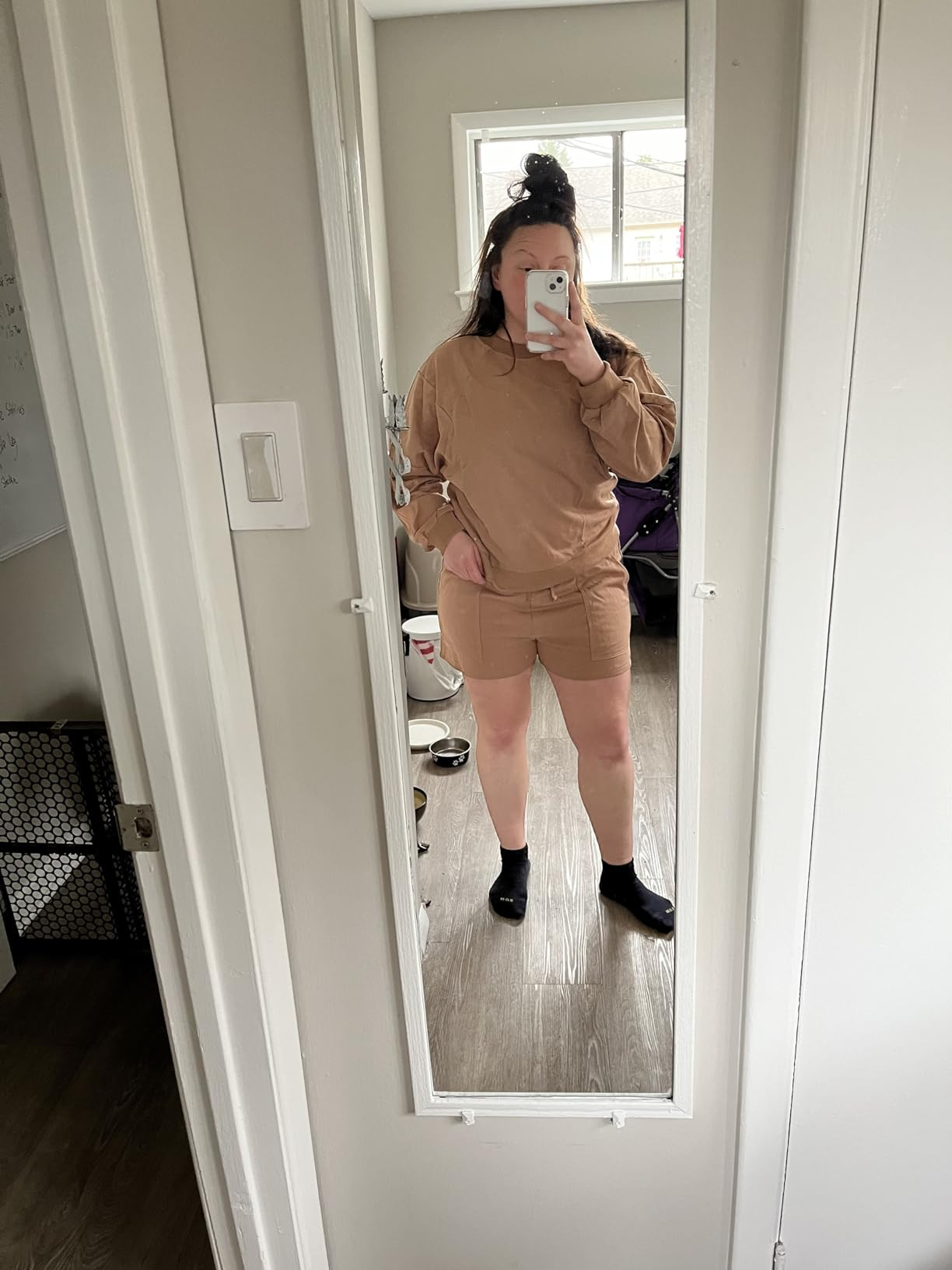 MEROKEETY 2026 Spring Lounge Sets for Women Oversized Batwing Sleeve Casual Top and Shorts 2 Piec... | Amazon (US)