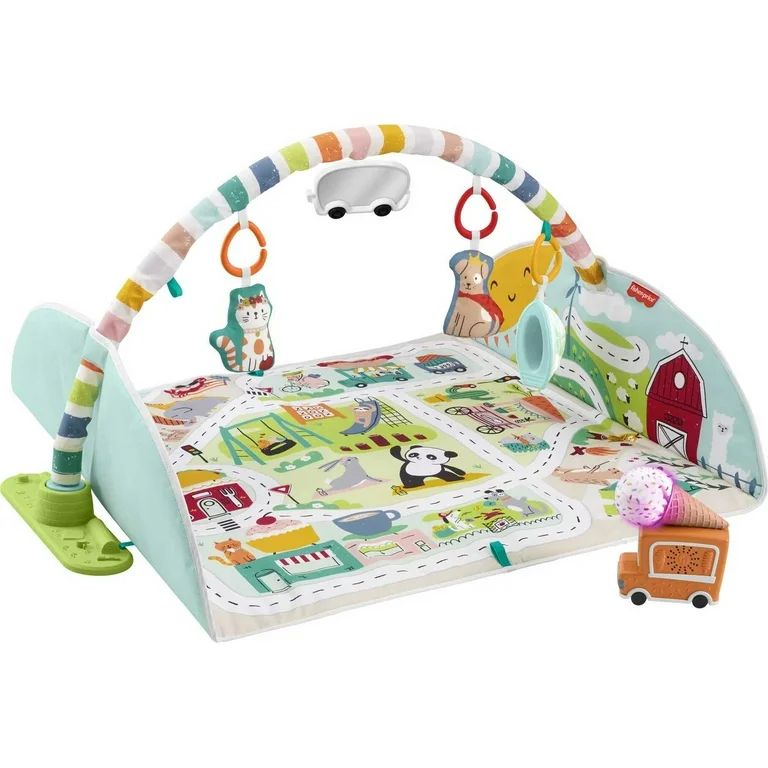 Fisher-Price Activity City Gym to Jumbo Play Mat with Music and Lights | Walmart (US)