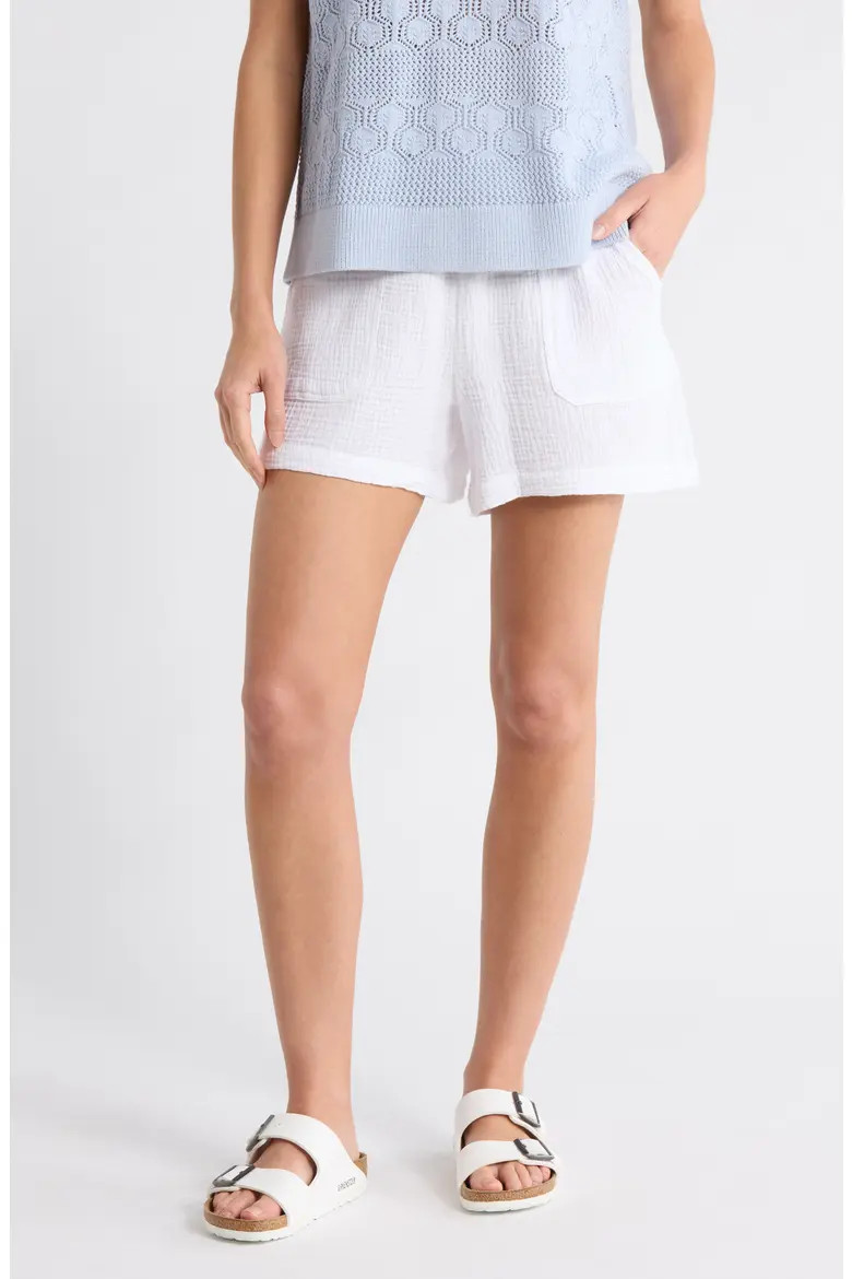 Cotton Gauze Shorts (Women) | Nordstromrack | Nordstrom Rack