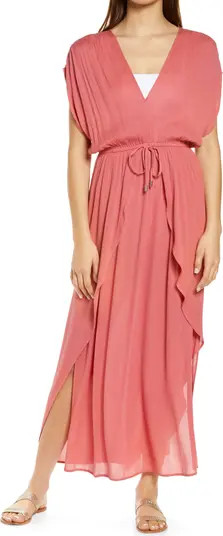 Wrap Maxi Cover-Up Dress | Nordstrom