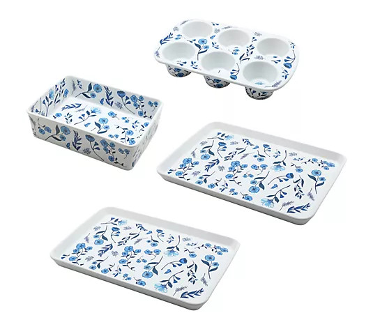 Make Your Selection: Temp-tations 4-Piece Micro Bakeware Set | QVC