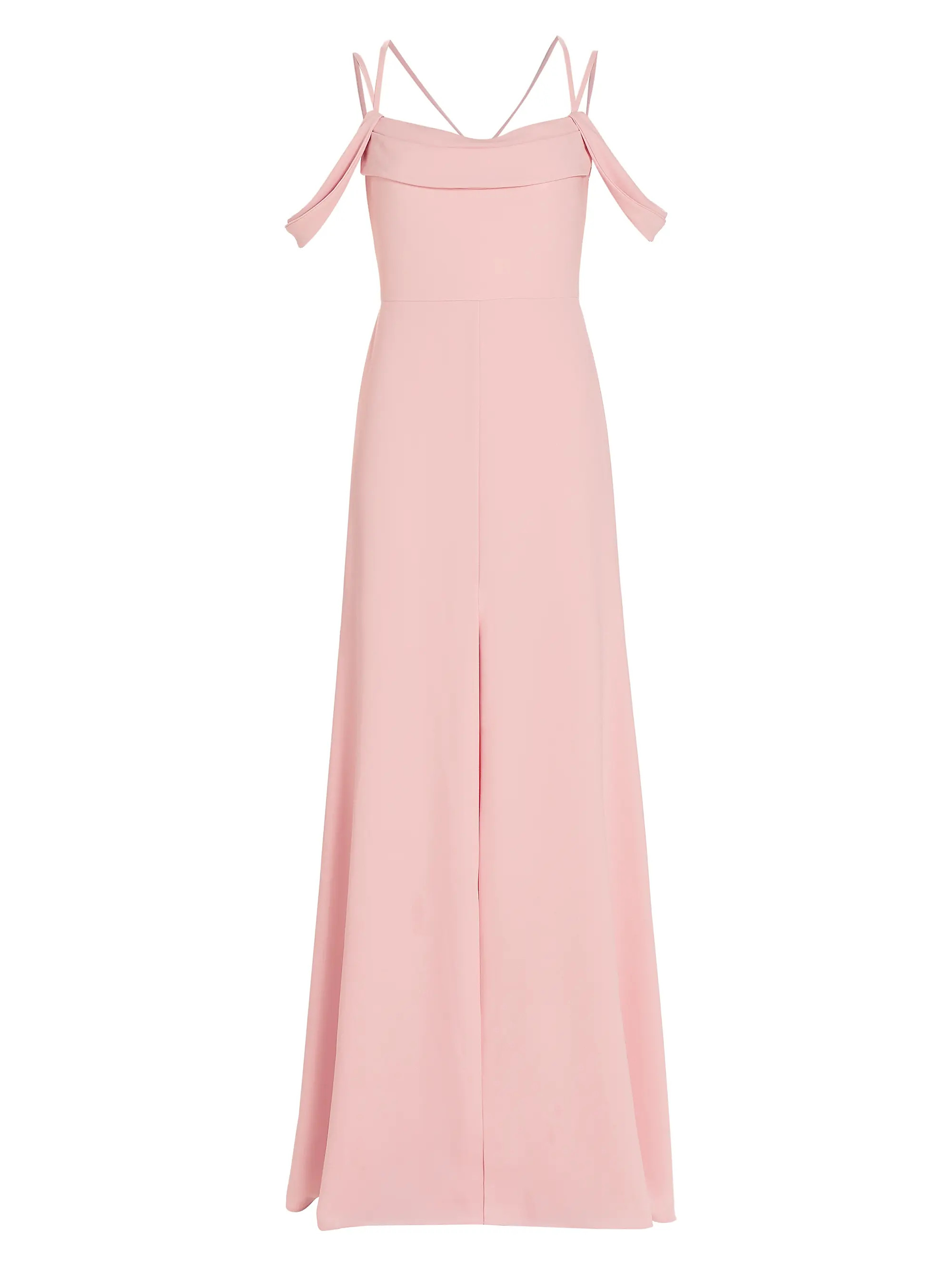 Vasyl Crepe Off-the-Shoulder A-Line Dress | Saks Fifth Avenue