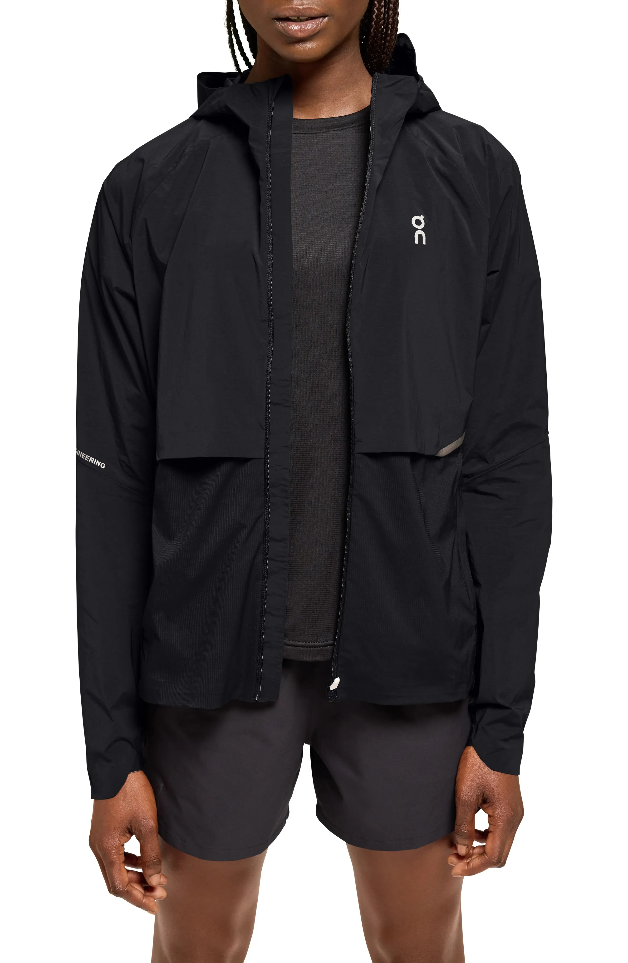 On Core Hooded Packable Running Jacket (Women) | Nordstrom | Nordstrom