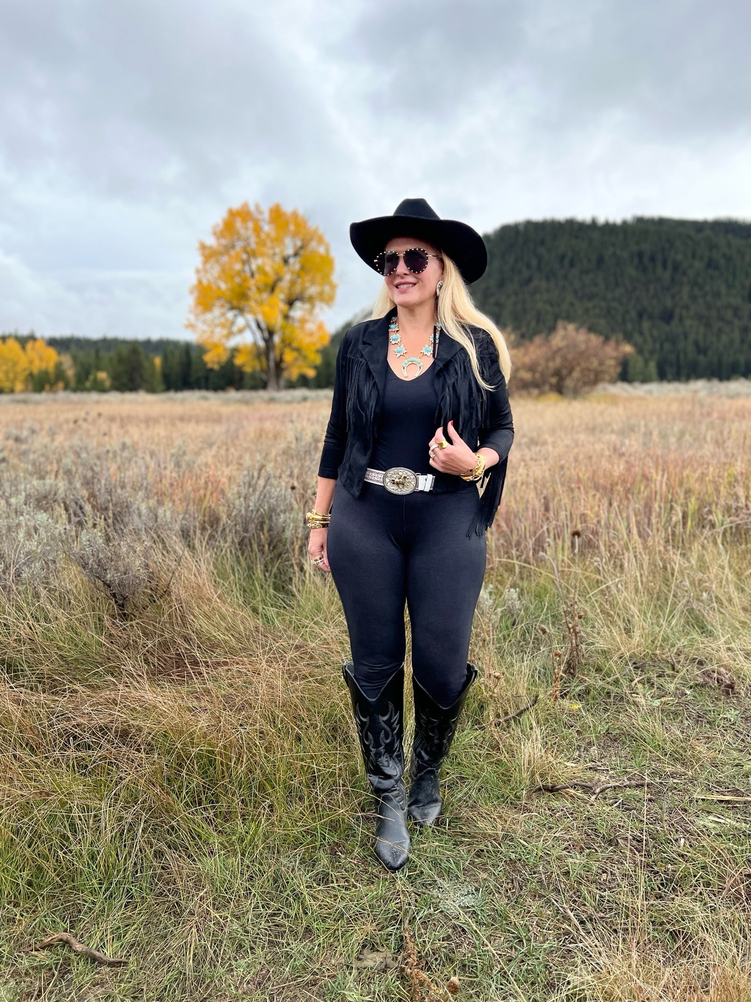 Western Outfits Women I Jackson Hole Outfits for Women I Country Concert Outfit

Taylor swift concert outfit ideas I Wyoming rodeo outfit | rave outfits festivals | rodeo outfits for women | Jackson Hole rodeo outfits for women | rodeo outfit | Jackson Hole outfits spring | Wyoming rodeo outfits | all black outfit | black on black outfit | black on black | country concert outfit | country concert outfit ideas | country concert outfits | country concert outfit ideas winter | rodeo outfit | rodeo outfit ideas | western glam outfit | rodeo outfits for women | rodeo outfits winter | cowgirl outfit | rodeo outfits | western outfits | western outfits women | country glam outfit | Jackson Hole outfit | Jackson Hole outfits | rodeo outfits for women | Jackson Hole outfits for women | country concert outfit | country concert outfits


Fringe Jacket large, Sleeveless top large, denim leggings large, cowboy boots size 10, cowboy hat

#LTKSeasonal #LTKOver40 #LTKSaleAlert #LTKTravel #LTKgrwm #LTKootd #LTKMidsize #LTKU #LTKWorkwear