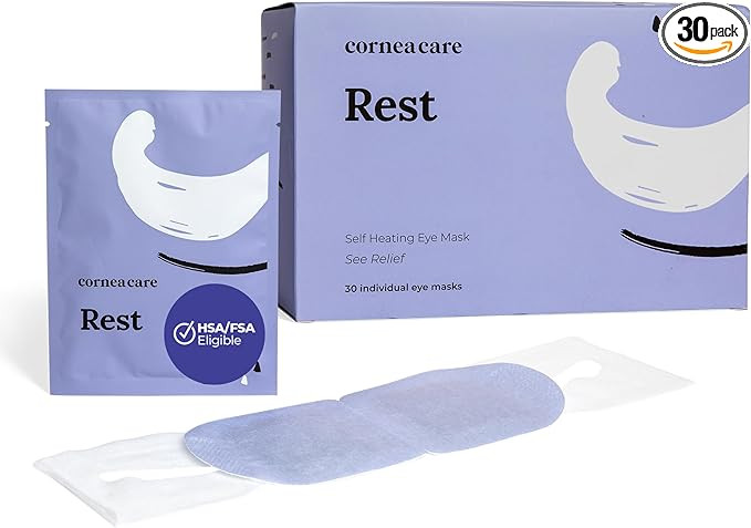 Rest: Self Heating Warm Compress for Dry Eyes | Heated Eye Mask for Fast Relief | No Microwave or... | Amazon (US)