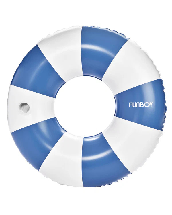 Vintag Tub Float
                      Blue & White, 46" Diameter | FUNBOY