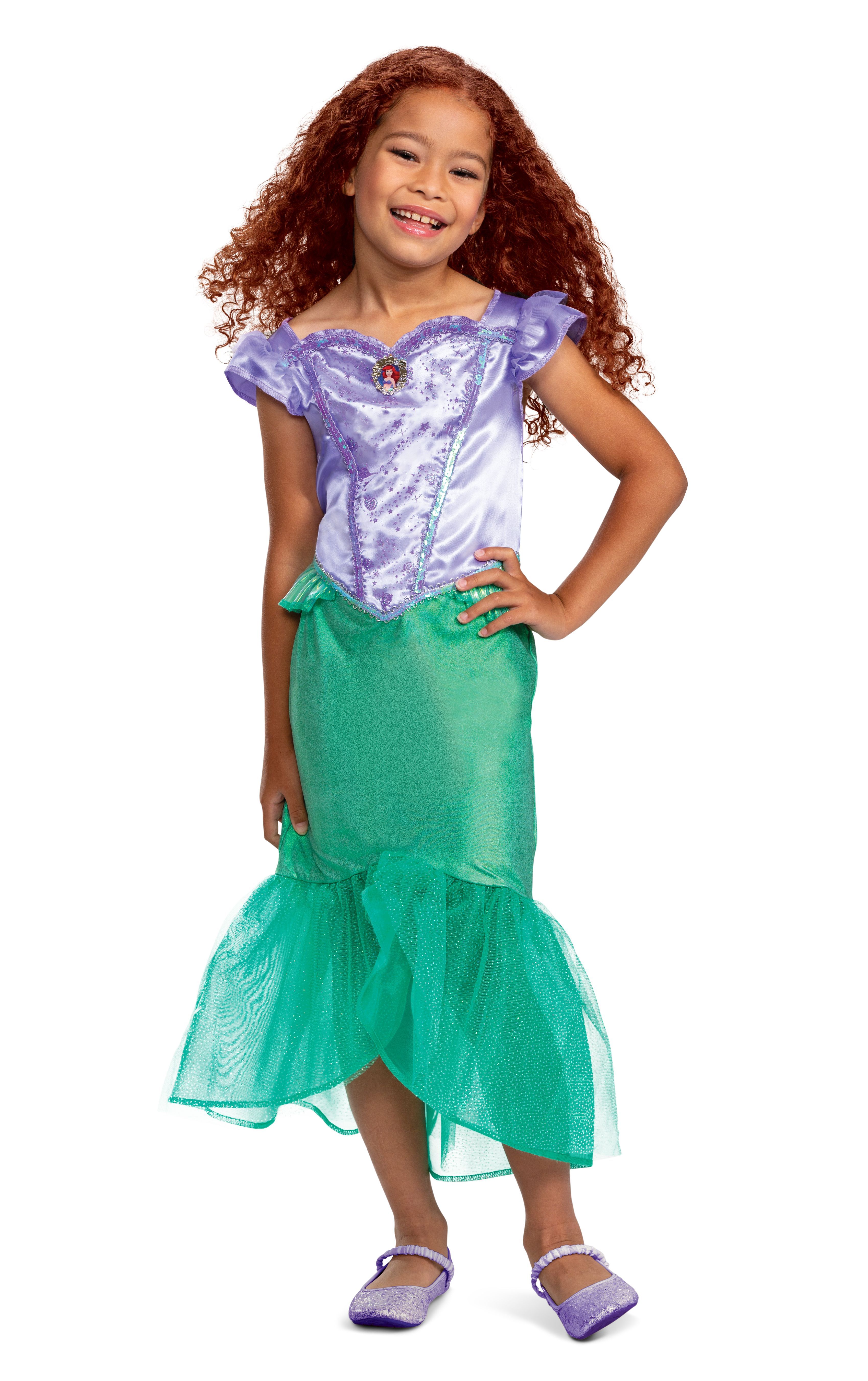 Disguise Disney Princess Ariel Classic Exclusive Girl Costume - Walmart.com | Walmart (US)