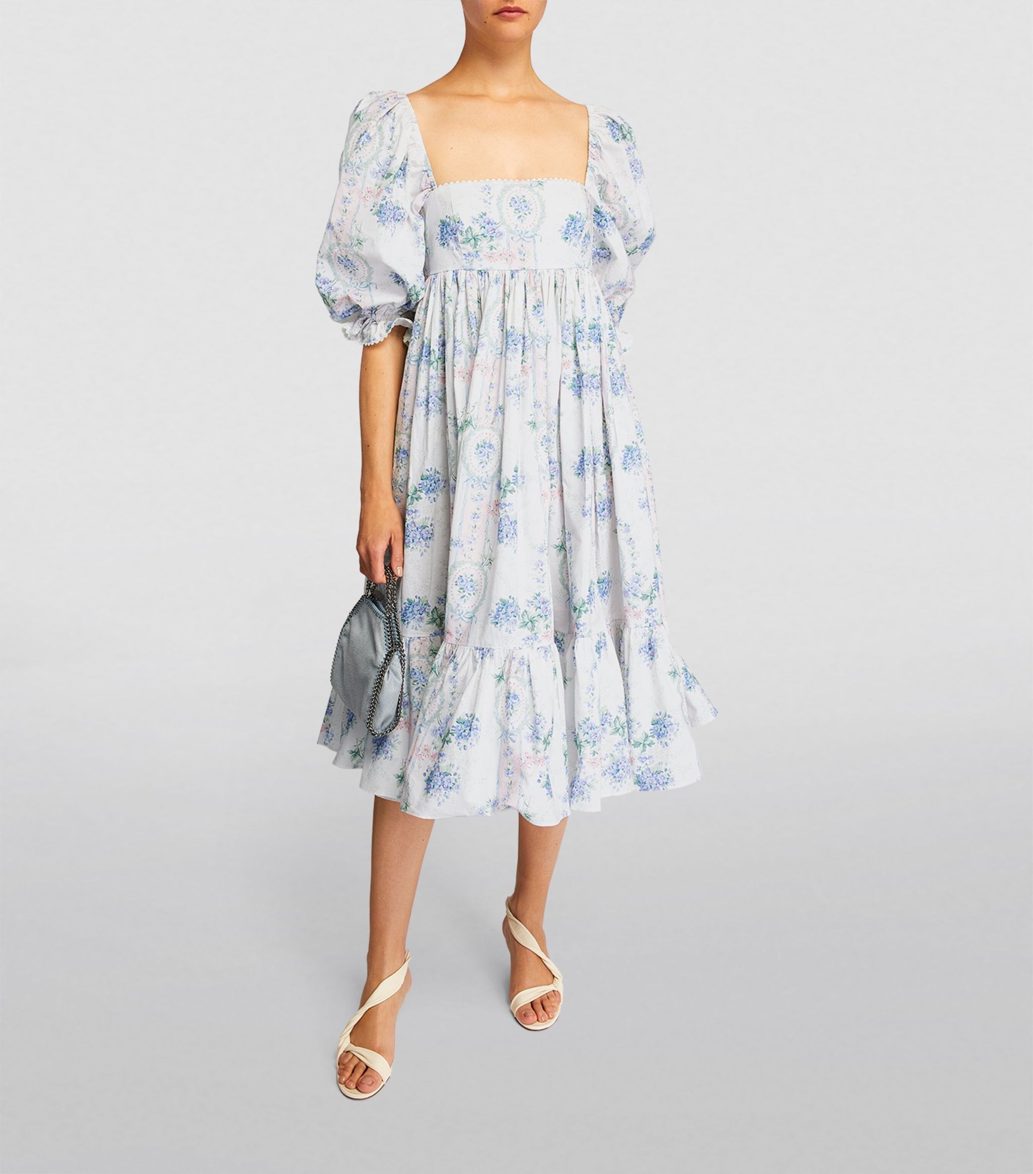 French Puff Midi Dress | Harrods