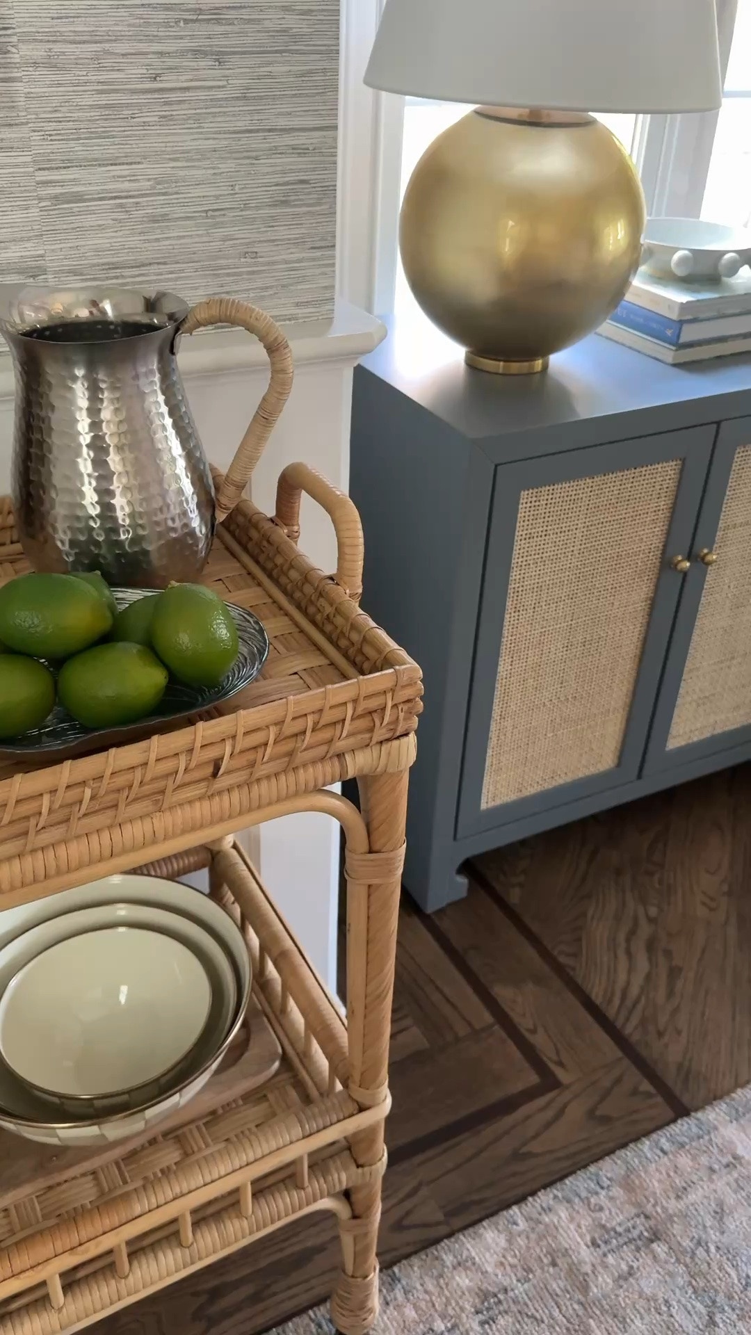 This rattan bar cart / console is one of the most versatile pieces of furniture that I own and on sale (but sale ends tonight!!) Truly love it.

#LTKSaleAlert #LTKHome #LTKdayinmylife