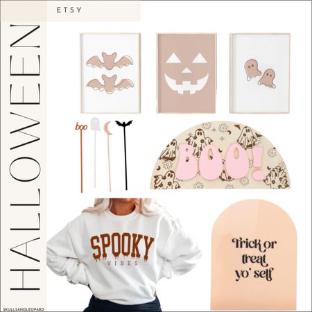 Etsy halloween, boho Halloween, neutral Halloween, spooky vibes, Halloween details, spooky cute Halloween 

#LTKunder50 #LTKhome #LTKSeasonal