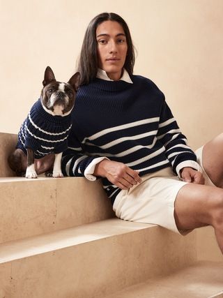 Mariner Stripe Dog Sweater | Banana Republic (US)