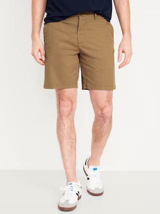 Slim Built-In Flex Rotation Chino Shorts -- 8-inch inseam | Old Navy (US)