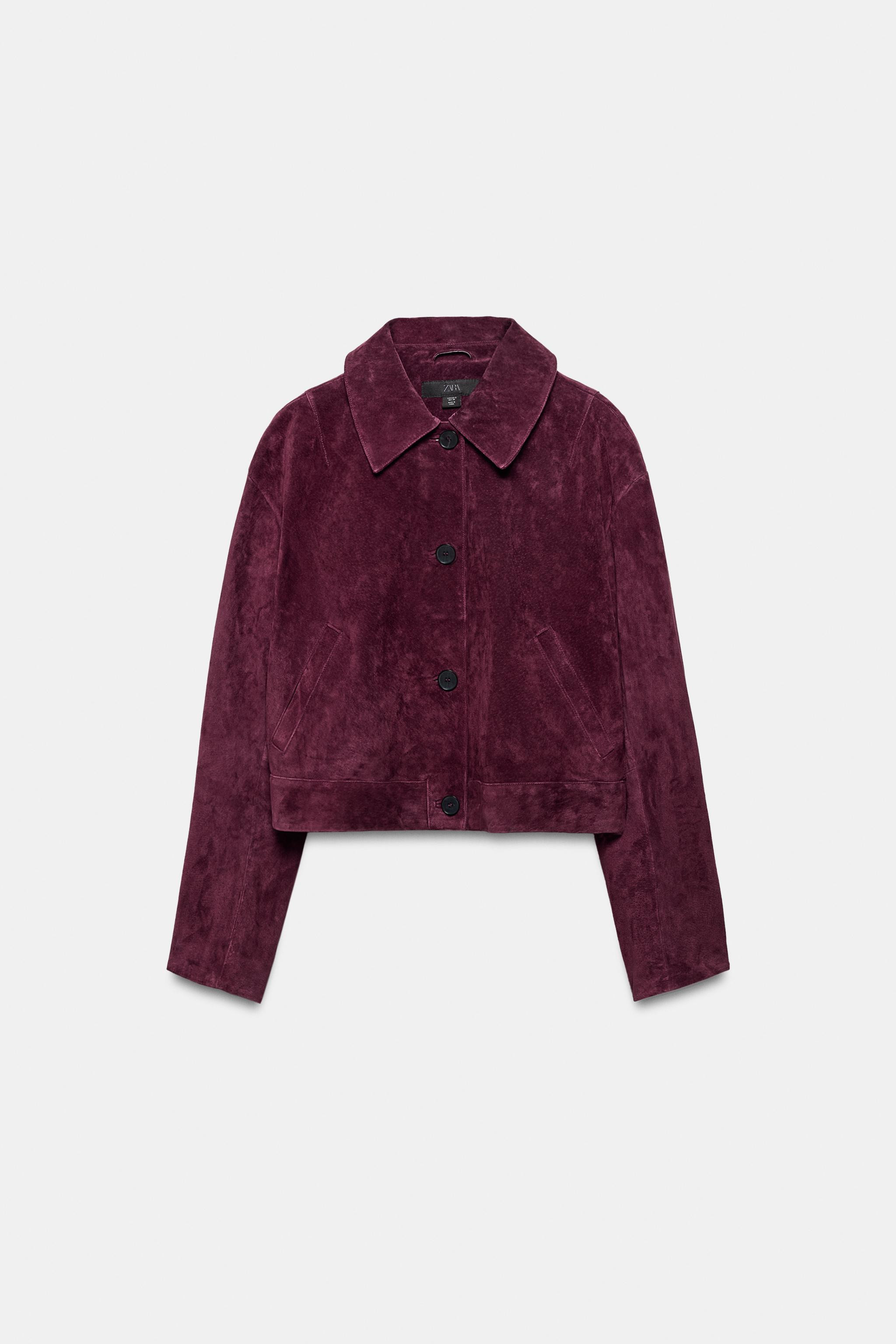100% SUEDE LEATHER JACKET | Zara US
