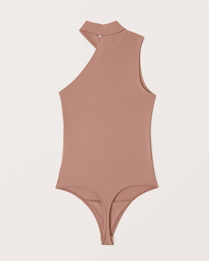 Seamless Asymmetrical Cutout Bodysuit | Abercrombie & Fitch (US)