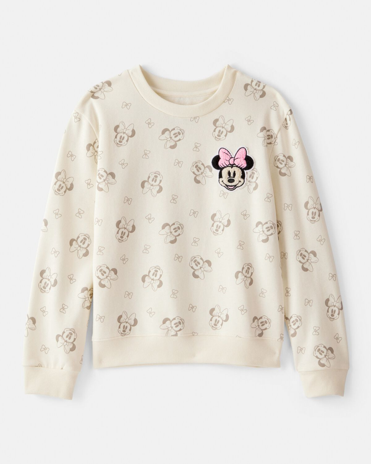 Girls Disney© Minnie Mouse Pullover Sweatshirt - Cream | Carter's Inc