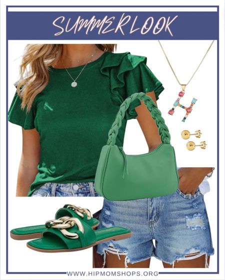 Green is the color of the season and between this top and the sandals this look could not be more perfect!

New arrivals for summer
Summer fashion
Summer style
Women’s summer fashion
Women’s affordable fashion
Affordable fashion
Women’s outfit ideas
Outfit ideas for summer
Summer clothing
Summer new arrivals
Summer wedges
Summer footwear
Women’s wedges
Summer sandals
Summer dresses
Summer sundress
Amazon fashion
Summer Blouses
Summer sneakers
Women’s athletic shoes
Women’s running shoes
Women’s sneakers
Stylish sneakers

#LTKSeasonal #LTKSaleAlert #LTKStyleTip