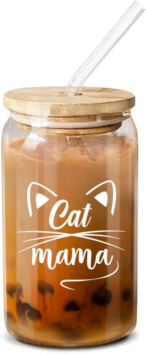 NewEleven Mothers Day Gifts For Cat Mom, Cat Lover, Cat Lady - Cat Gifts For Women - Cute Cat Stu... | Amazon (US)