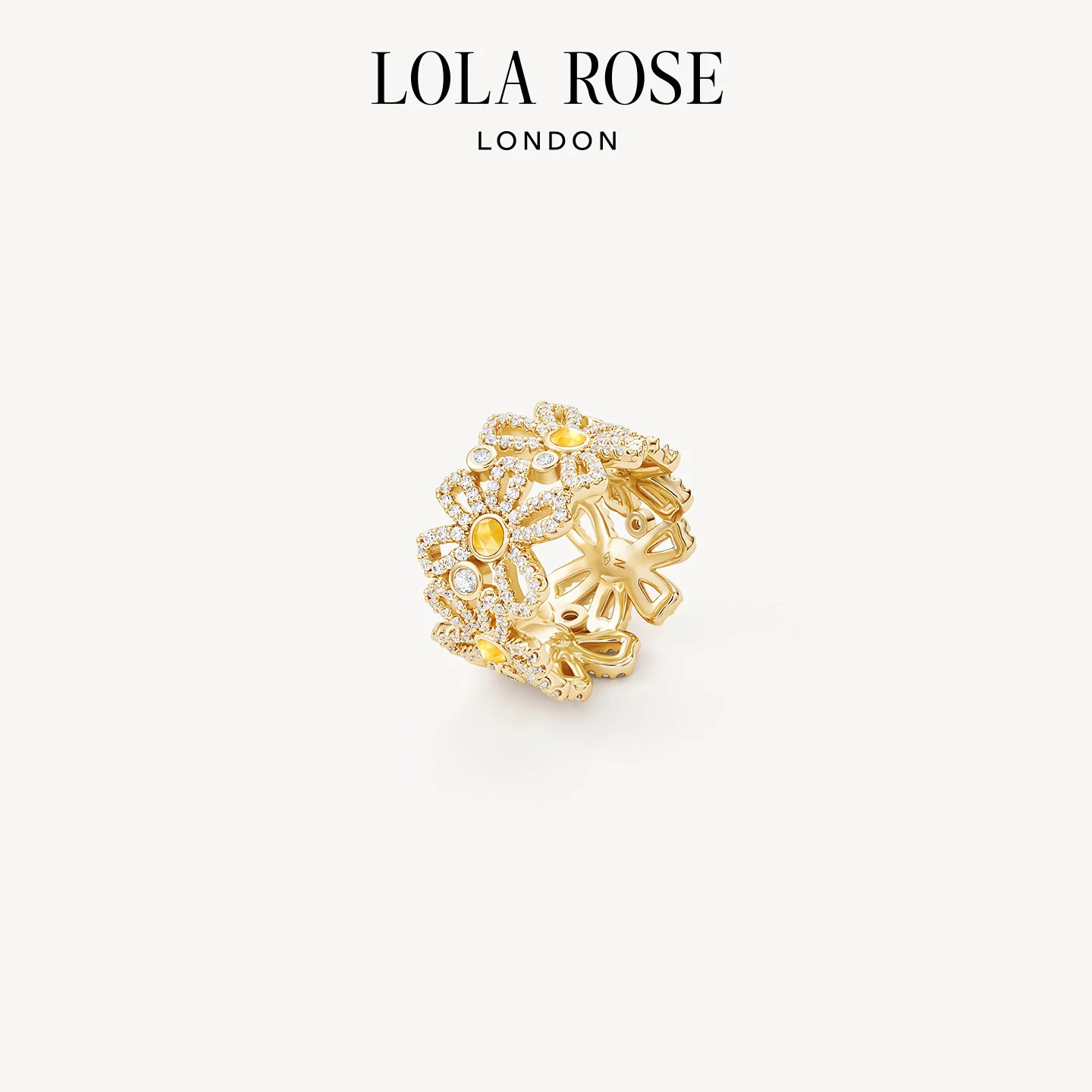 Tiger Eye Stone & Rose Quartz Ring - Lola Rose Jewellery | Lola Rose